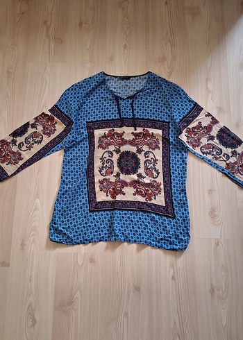 #Bohem #Kadın #Etnik Desenli #Bluz - Görsel 4