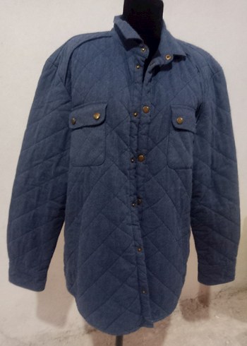 Çıtçıtlı i Erkek mavi Denim Ceket - Görsel 4