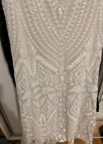 Dantel Detaylı Straplez Denizkızı Gelinlik - Görsel 4