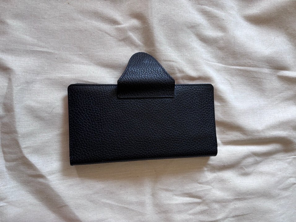 Siyah Deri Kadın Cüzdan - Görsel 4