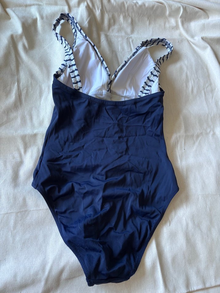 Zeki Lacivert Şık Kadın Mayo - Görsel 2