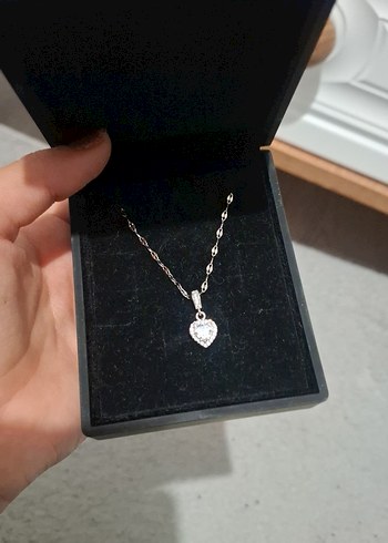 Accessorize  Zarif Kalp Tasli Gumus Kolye