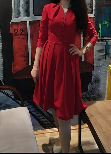 Trendyol & Milla Kirmizi elbise