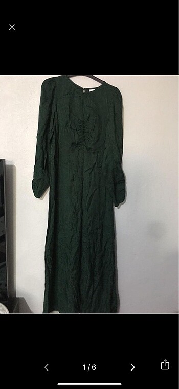 H&M jakar saten elbise
