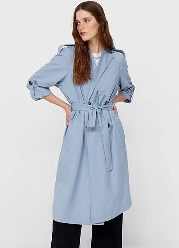 Stradivarius açık mavi treçkot 