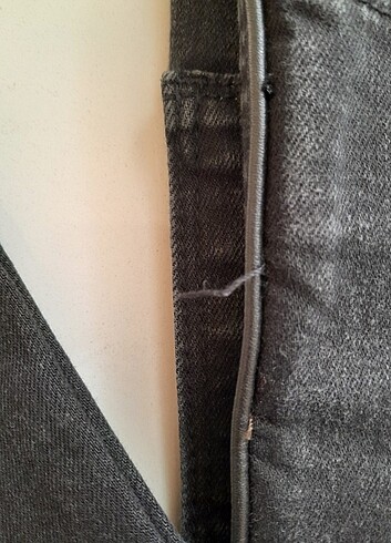 38 Beden siyah Renk DF JEANS MARKA SIYAH KOT (JEAN) PANTOLON