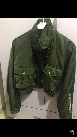 Bershka yeşil ceket