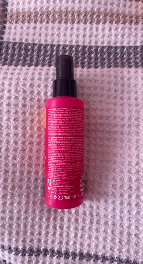 Saç açıcı sprey - Görsel 2