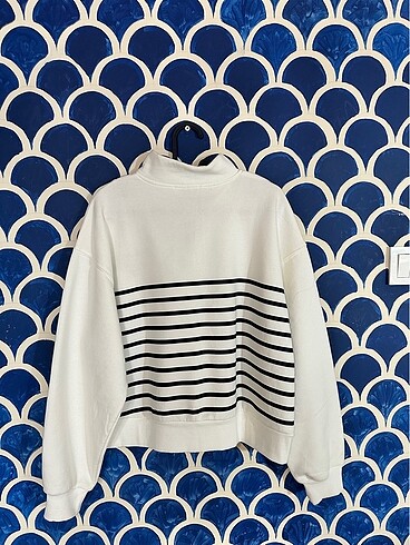 s Beden beyaz Renk Stradivarius Sweatshirt
