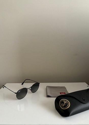 Ray Ban Ray-Ban RB3447N Round Flat Lenses Siyah Gözlük