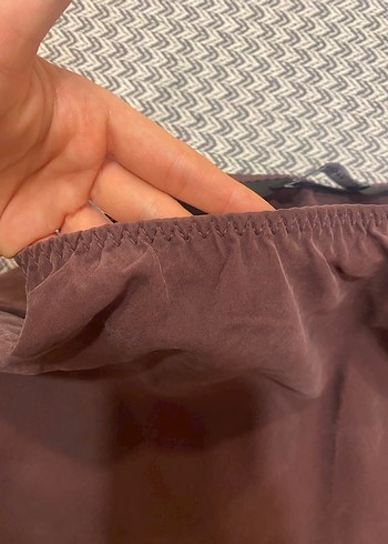 Bordo Kadın Uzun Etek - Görsel 3