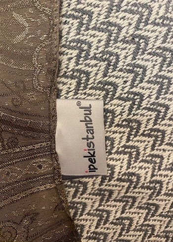 Dantel Detaylı Kahverengi Kadın Şal - Görsel 2