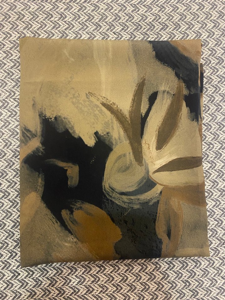 Kadın Drapeli Camel Renkli Avant-Garde Şal Fresh Scarf - Görsel 2