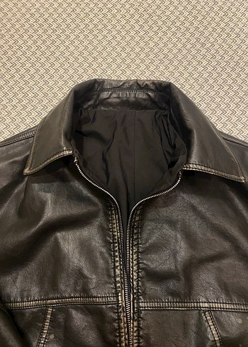 Pull&Bear Deri Ceket Unisex - Görsel 3