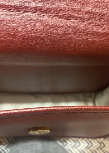 Bordo Deri Kadın Çanta - Görsel 2