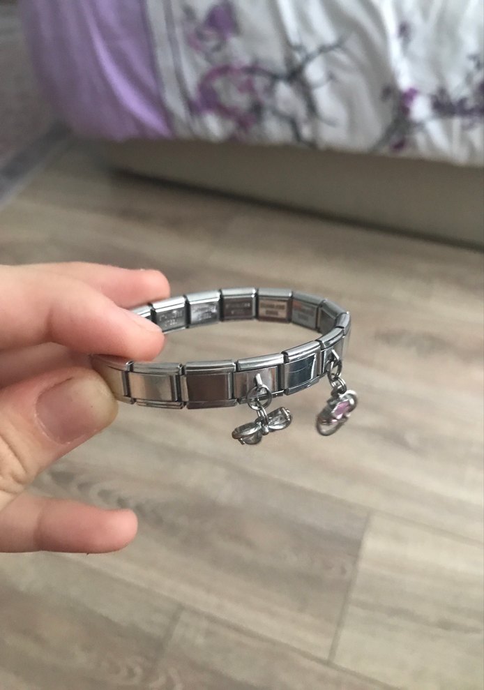 Pembe Zincir Detaylı Bohem Bileklik - Görsel 3