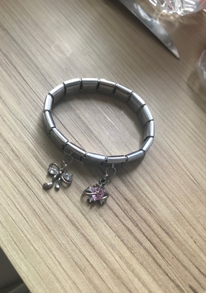 Pembe Zincir Detaylı Bohem Bileklik - Görsel 2