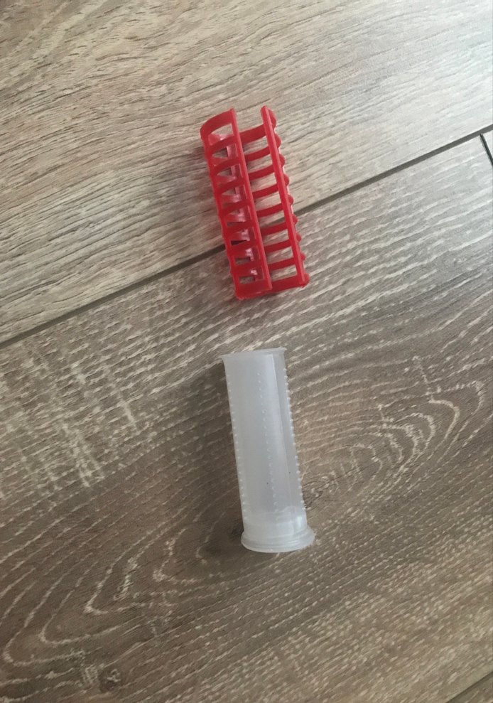 Renkli Kırmızı Saç Maşası Topuzları - Görsel 2