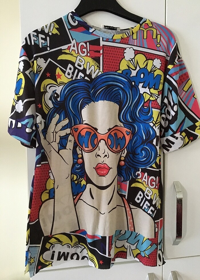 Sloganlı tişört - Görsel 2