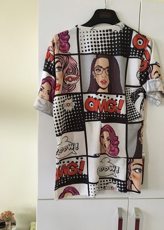 Sloganlı tişört - Görsel 2