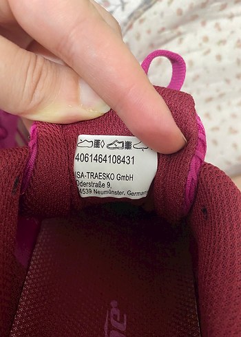 41 Beden pembe Renk Pembe Bağcıklı Kadın Spor Ayakkabı