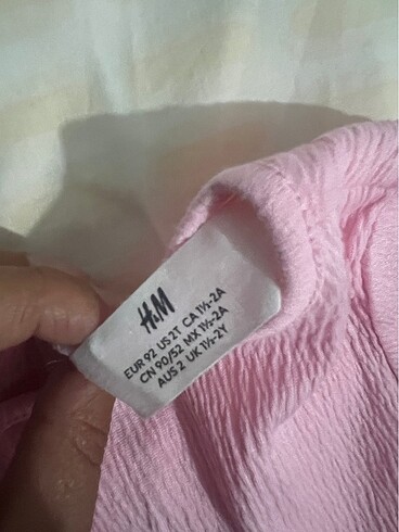 18-24 Ay Beden H&M kız çocuk doğum günü kıyafeti
