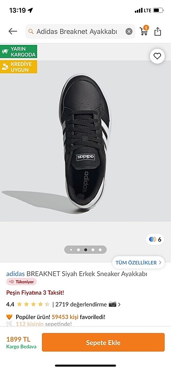 Adidas ayakkabı