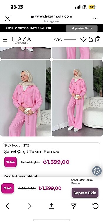 Gömlekli pembe takım