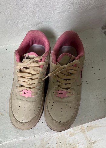 Pembe Bağcıklı Kadın Spor Ayakkabı - Görsel 3