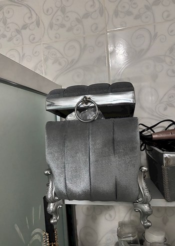 Gri gümüş detaylı banyo seti - Görsel 4