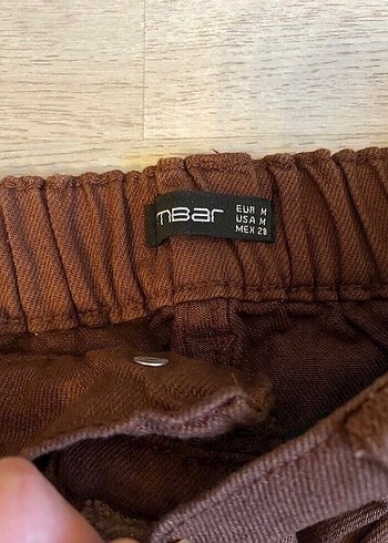 Kadın Kahverengi Bol Kesim Keten Pantolon - Görsel 3