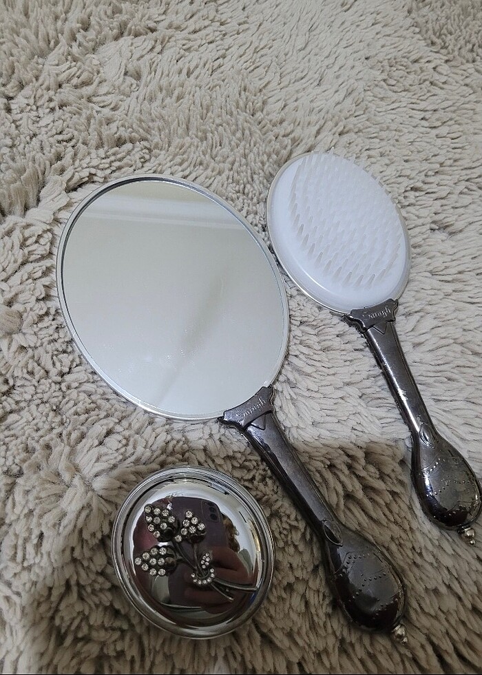 Aynalı tarak seti - Görsel 3