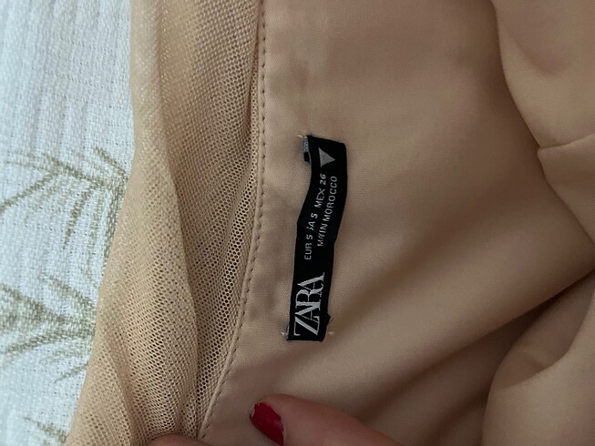s Beden çeşitli Renk Zara straplez mini elbise