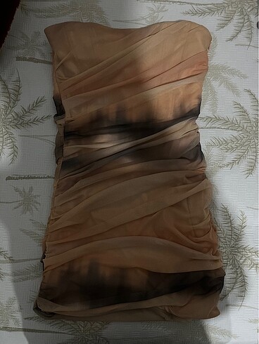 Zara Zara straplez mini elbise
