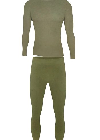 Erkek Haki Renk İnce Fit Atlet - Görsel 2