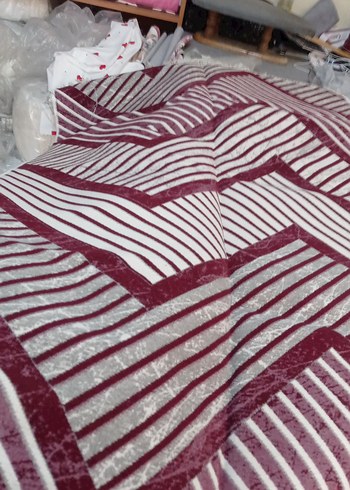 Bordo ve Gri Desenli kilim yolluk