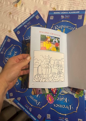  Beden Renk Resimli Dünya Klasikleri - Çocuk Kitap Seti