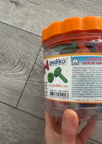 Pediko 60 Parça Renkli Lego Seti - Görsel 2