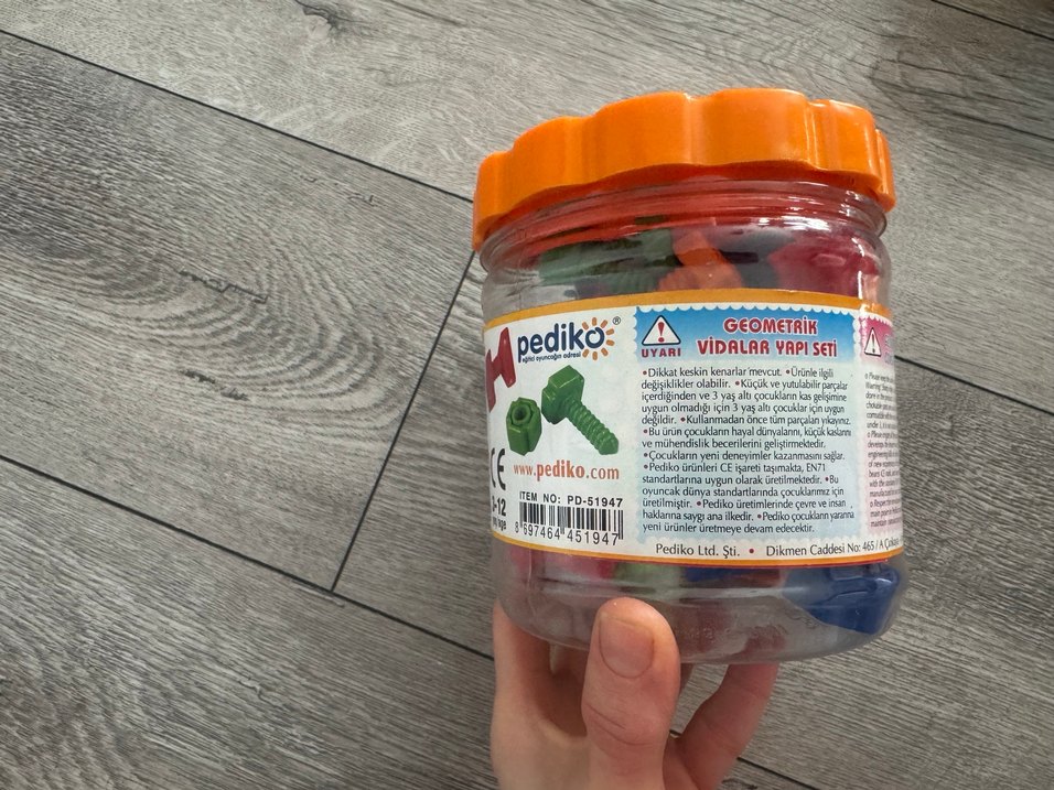 Pediko 60 Parça Renkli Lego Seti - Görsel 2