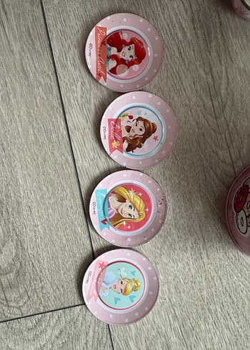 Metal Pembe oyuncak Çaydanlık Seti - Görsel 3