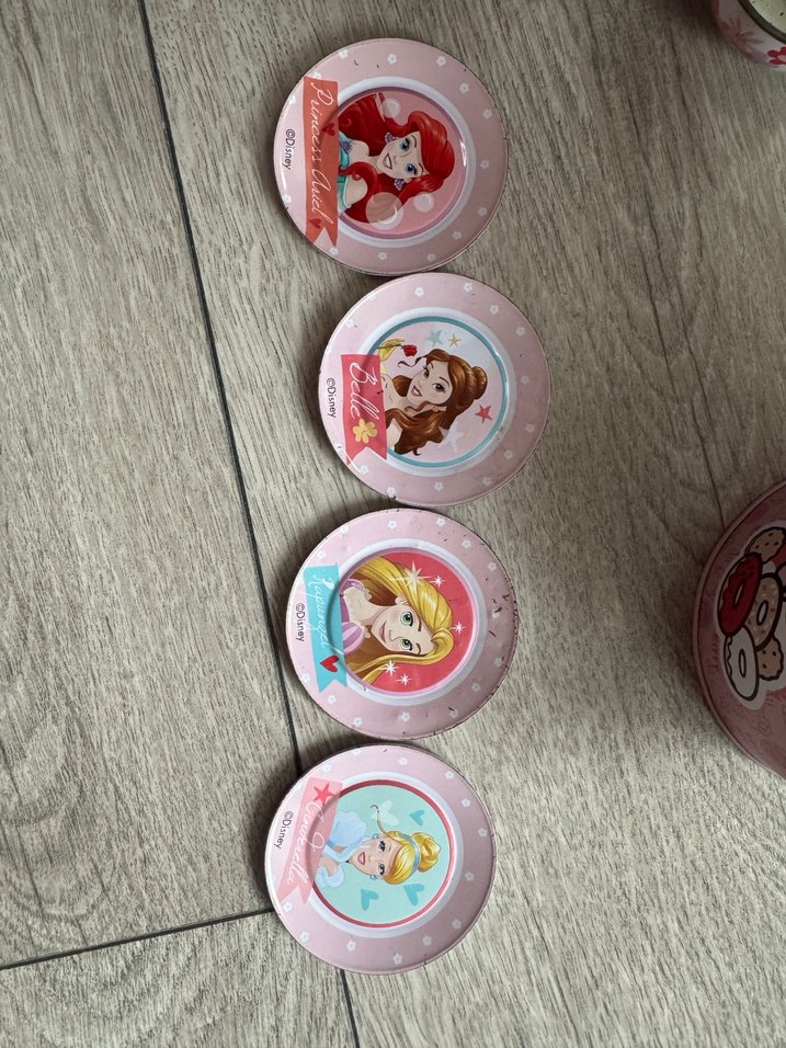 Metal Pembe oyuncak Çaydanlık Seti - Görsel 3