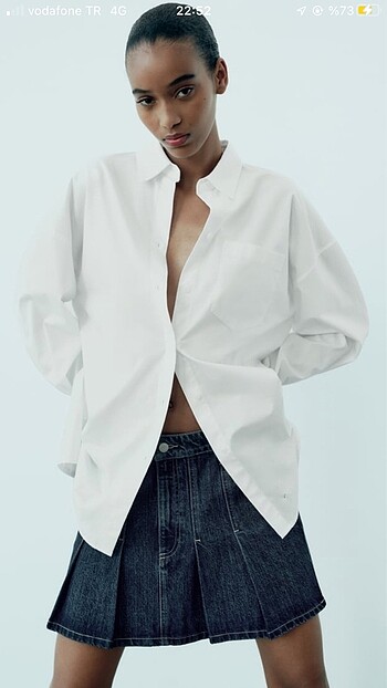 Zara oversizE gömlek