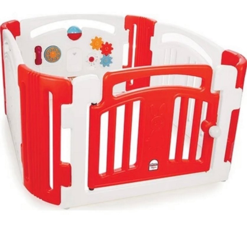 Kırmızı Renkli Oyun Parkı Yatak - Görsel 2