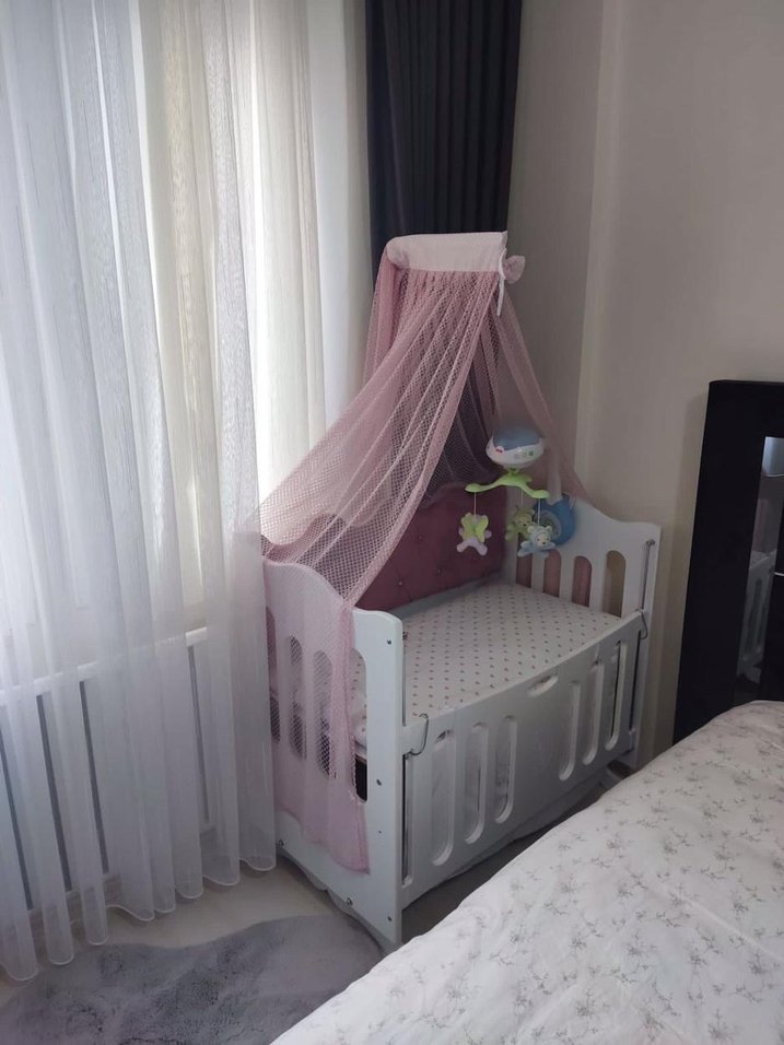 Pembe Bebek Beşiği ve Sepeti - Görsel 2