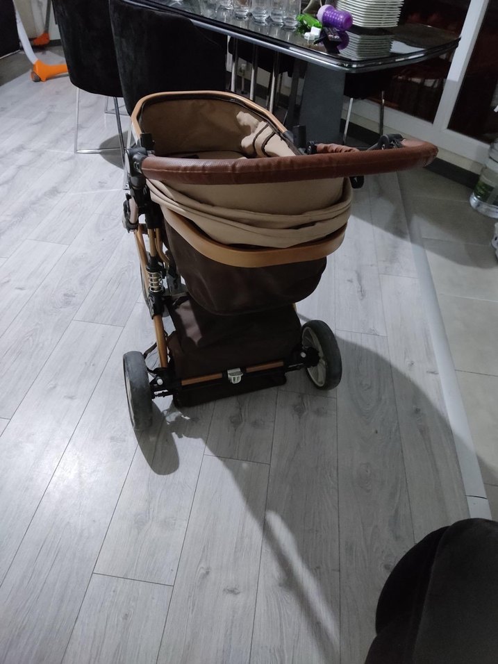 Joell Kahverengi Bebek Arabası - Görsel 2