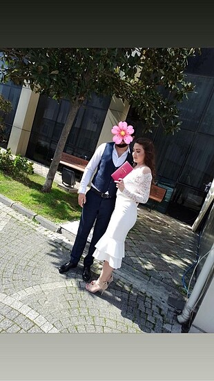 Abiye Beyaz elbise