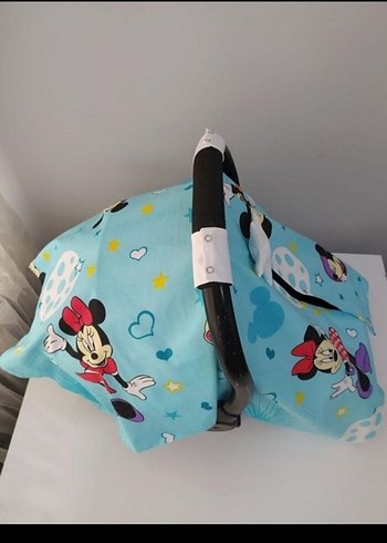 Diğer Beden mavi Renk ikiz bebek puset örtüsü 2 adet
