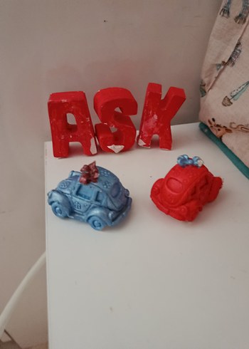  Beden aşk yazısı 2 adet vosvos