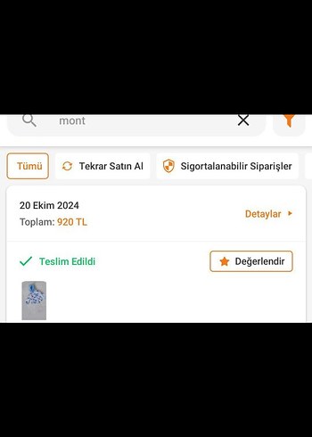 Kapüşonlu Beyaz Baskılı Erkek Çocuk Mont - Görsel 7