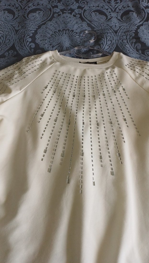 Beyaz Payetli Uzun Kollu takim - Görsel 4